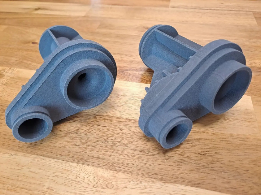 Bespoke filter 3D printed in metal detectable PA11